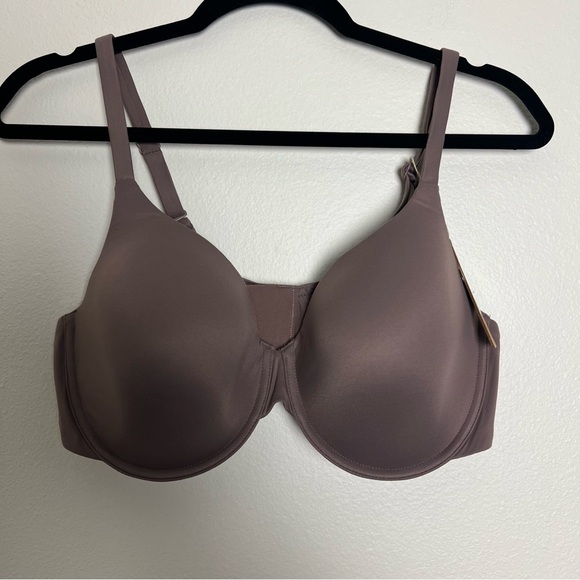 SKIMS FITS EVERYBODY T-SHIRT BRA NWT - UMBER - Picture 2 of 6